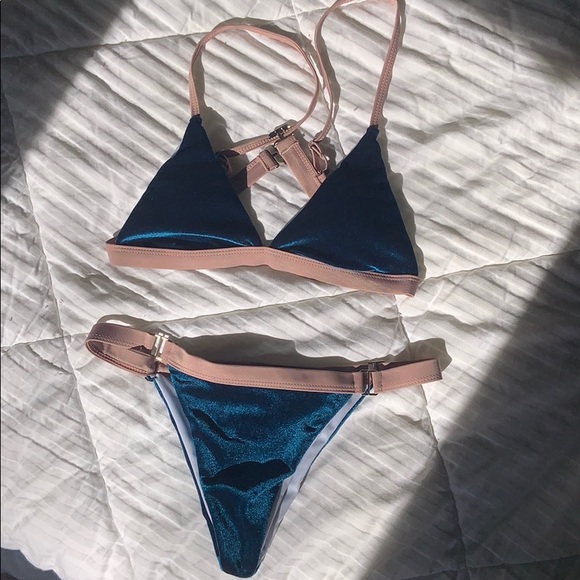 cupshe velvet bikini